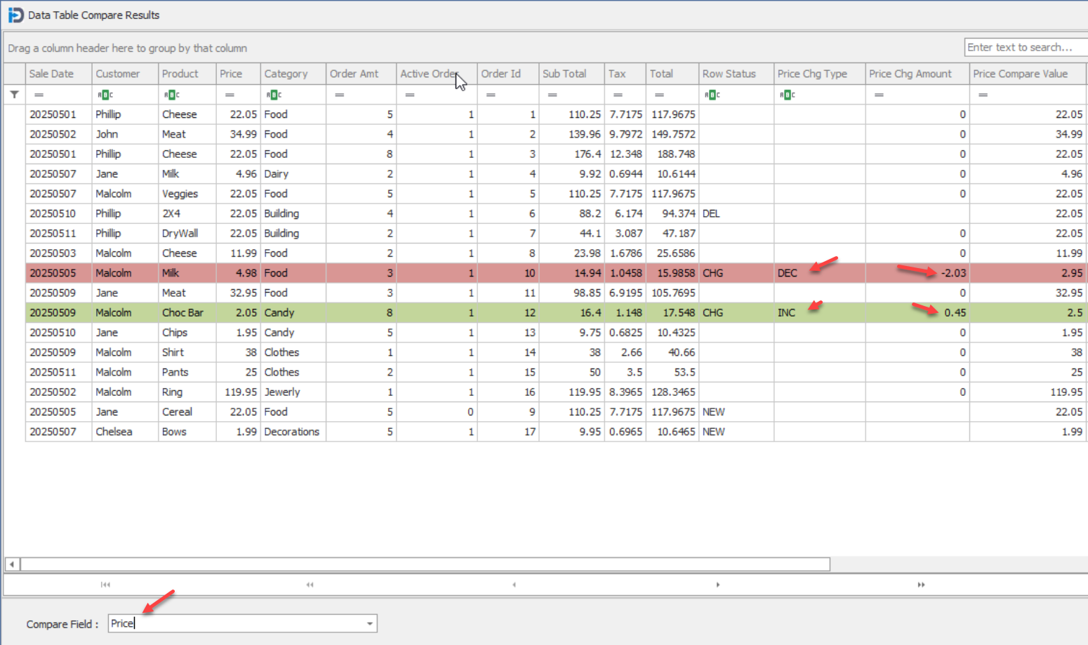 CompareDT_ComparebyField