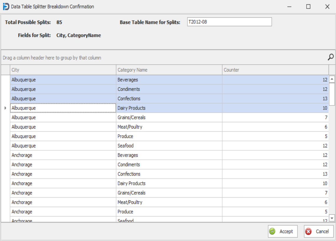 DataActions_SplitterChooseBreakdowns