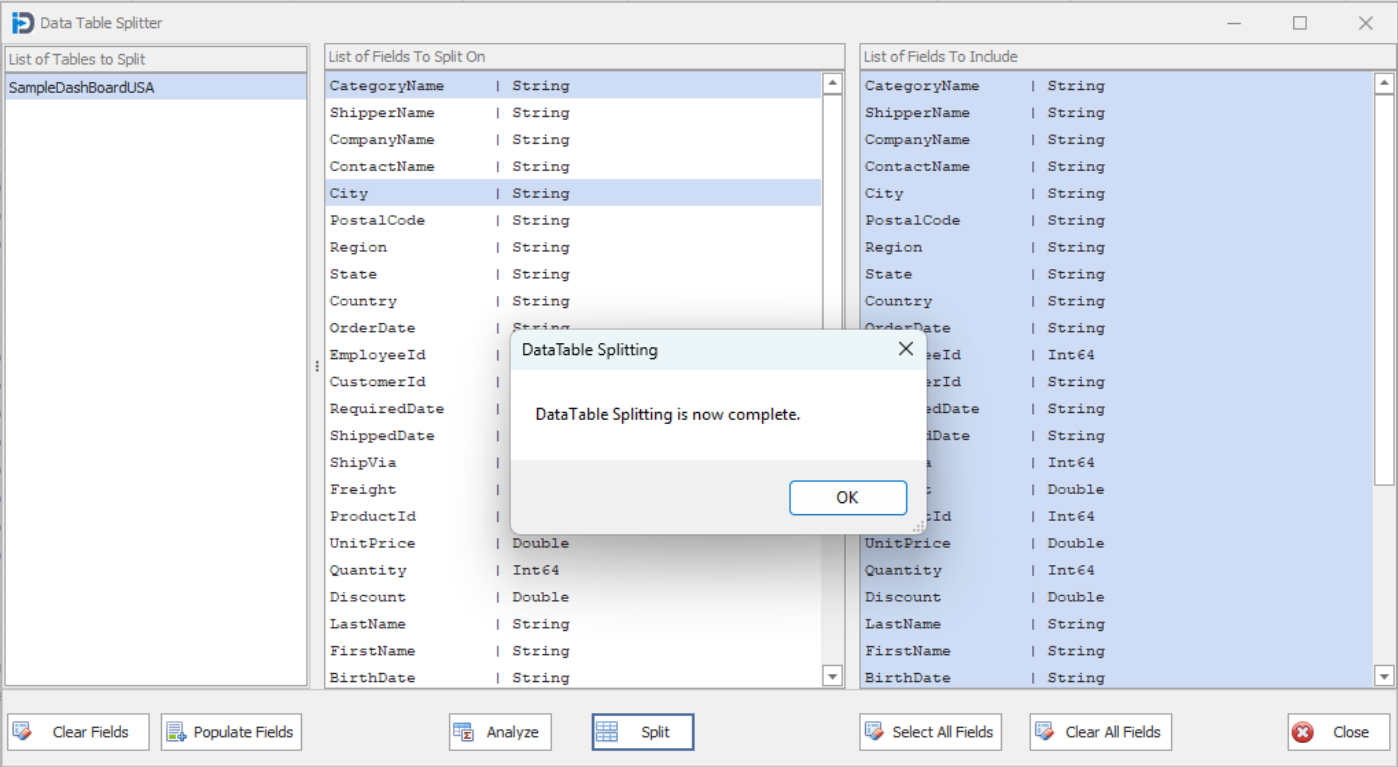 DataTableSplit_Step5